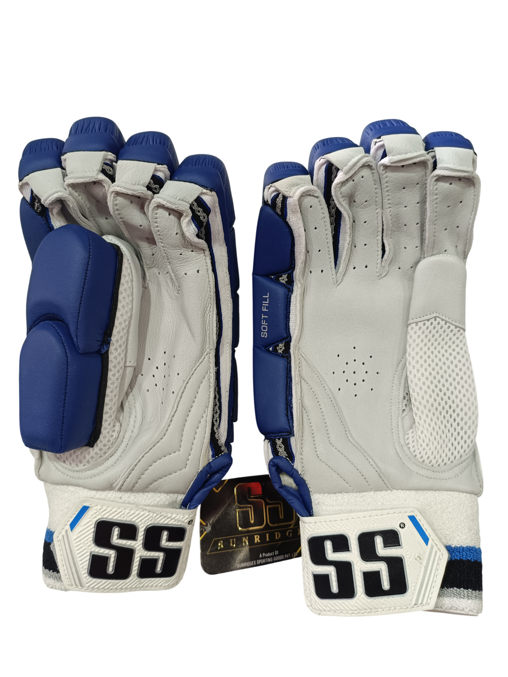 SS Pro Max Blue Batting Gloves