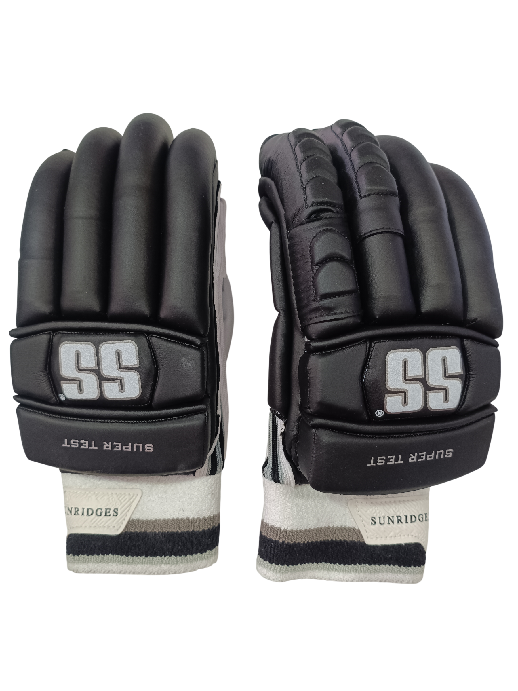 SS Supertest Black Batting Gloves