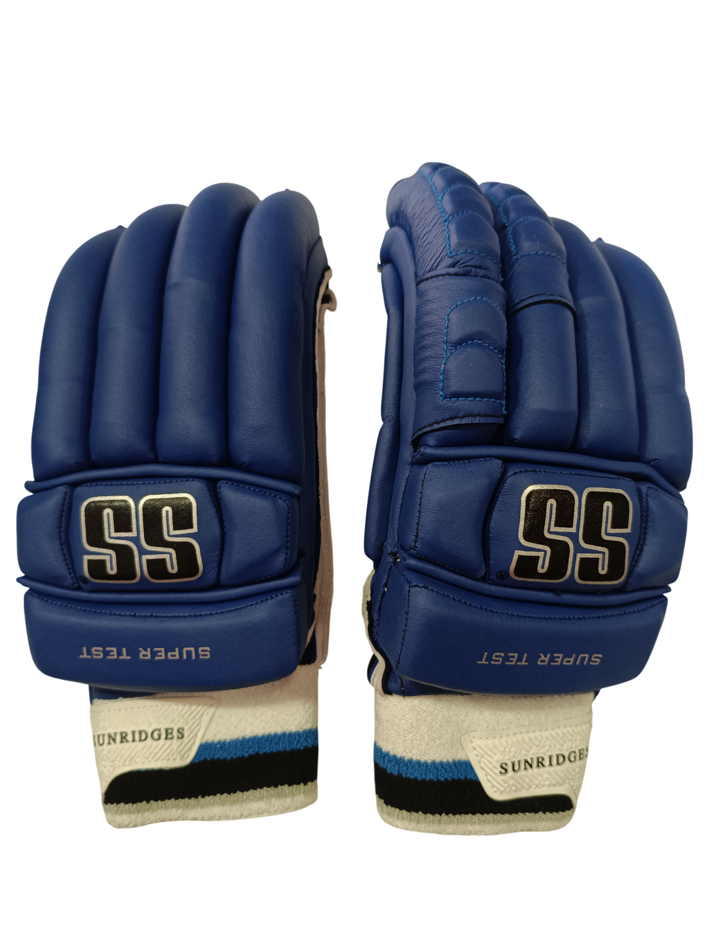 SS Supertest Blue Batting Gloves