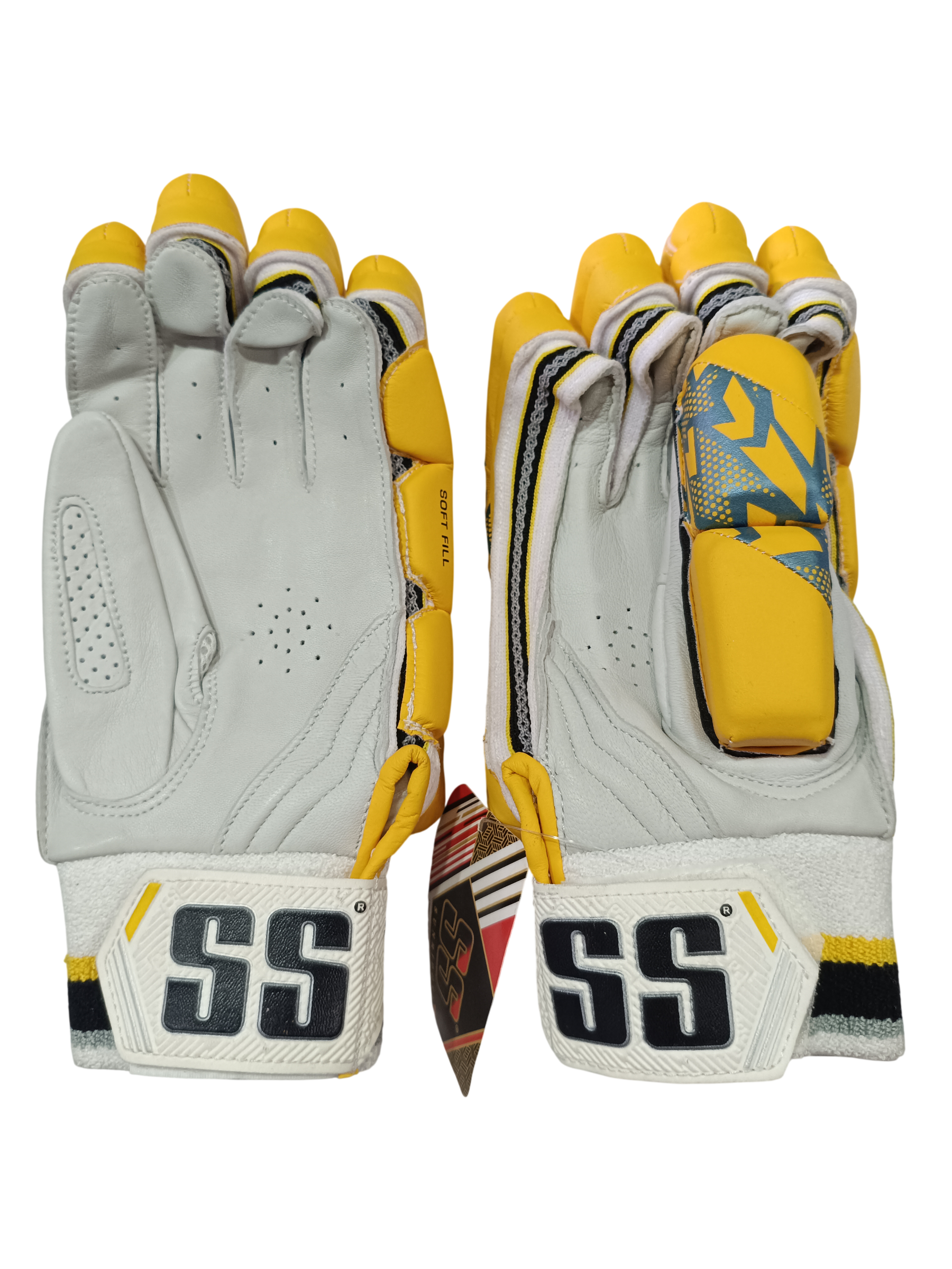 SS Supertest CSK Edition Yellow Batting Gloves