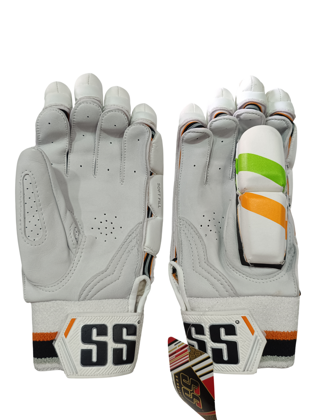 SS Supertest Tricolor Batting Gloves