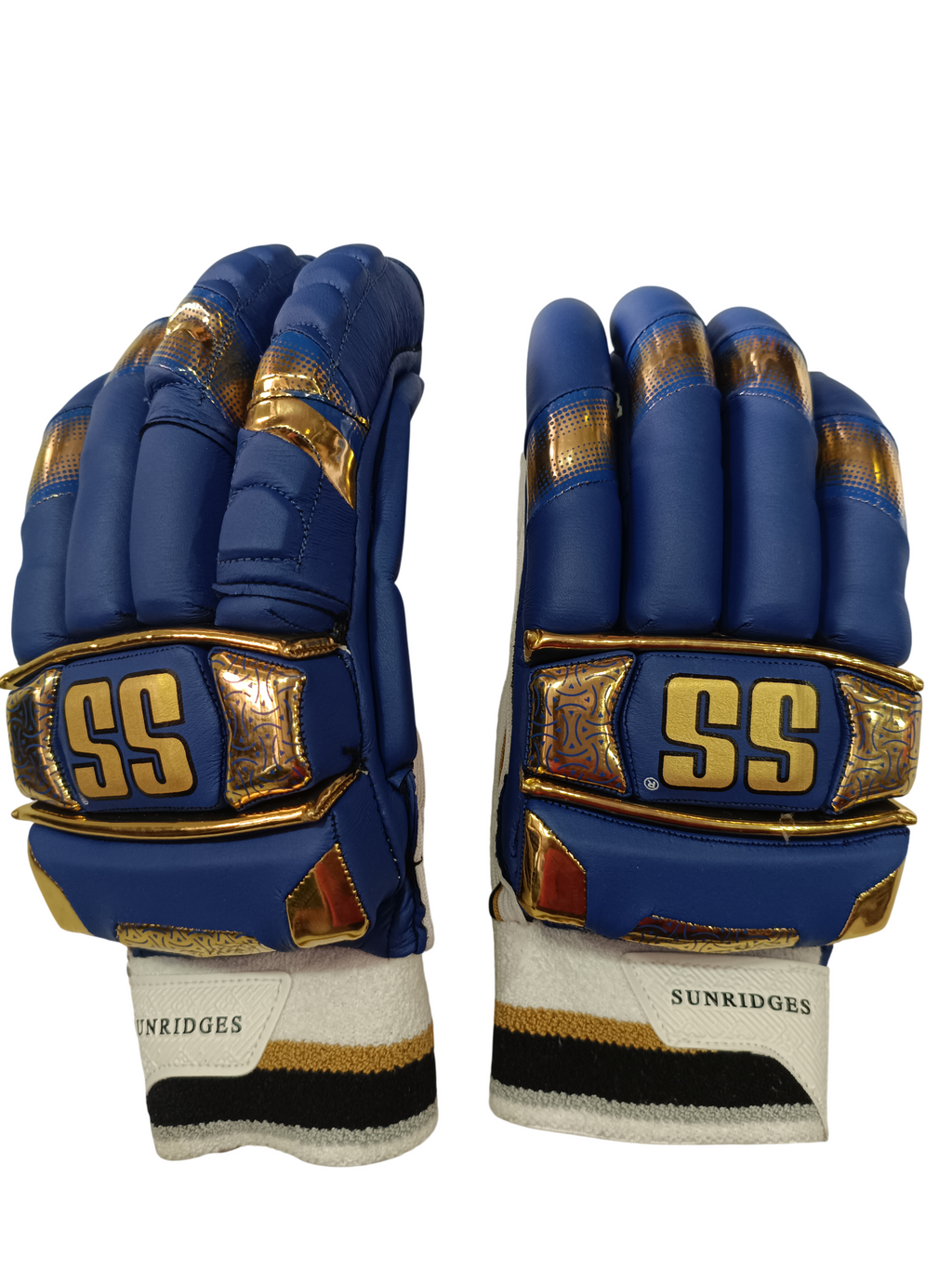 SS Supertest MI Edition Blue Batting Gloves