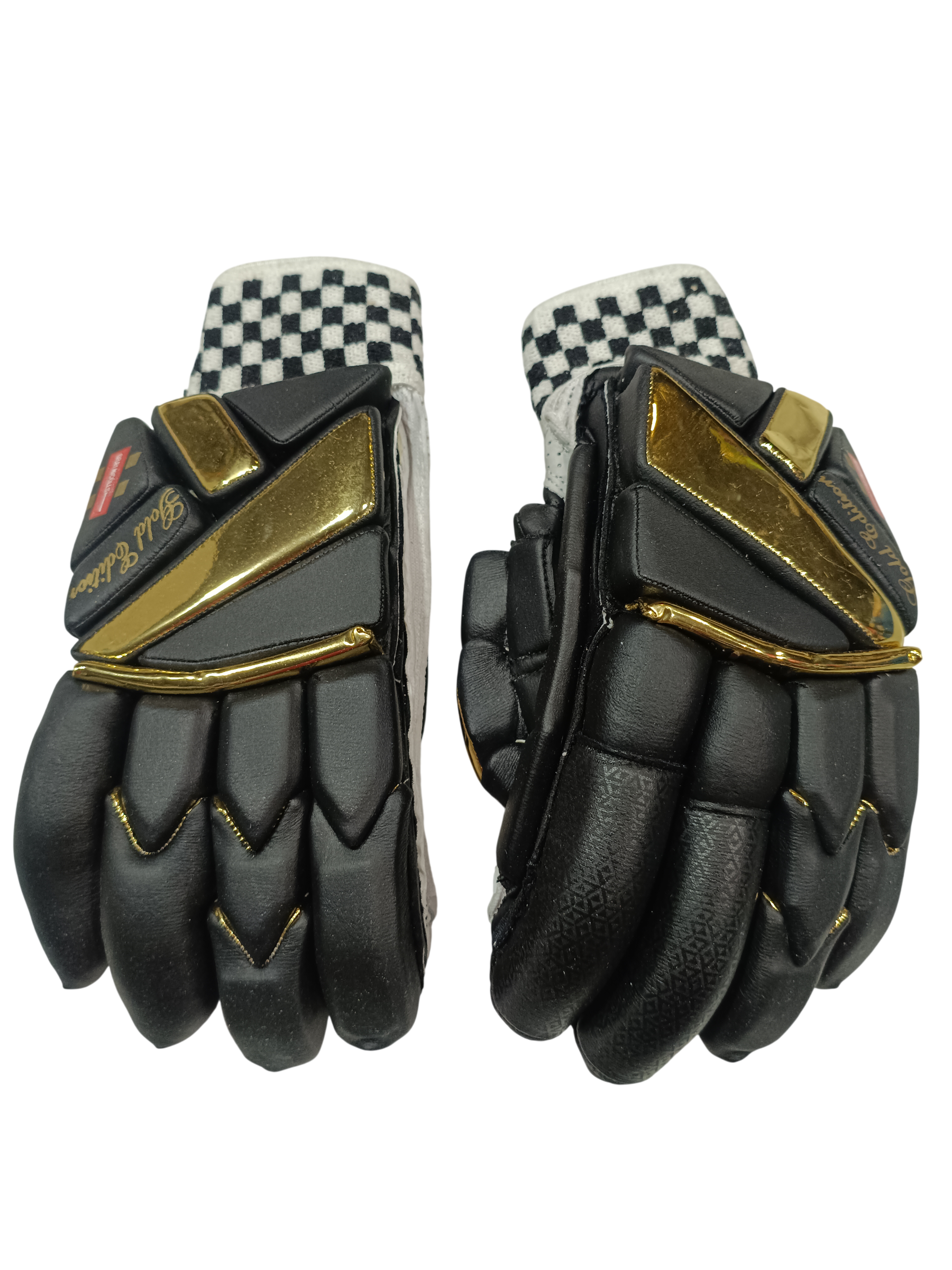 Gray-Nicolls Gold Edition Black Batting Gloves