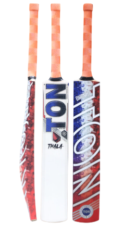 TON Dhoni Thala English Willow Cricket Bat (Full Sticker)